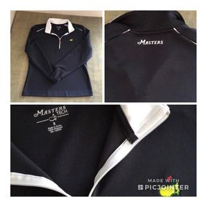 Masters Tech Jacket - 1/4 zip - Navy Blue - Small